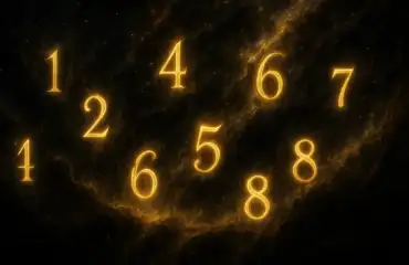 Космическая туманность, из которой рождаются золотые нумерологические числа от 1 до 9