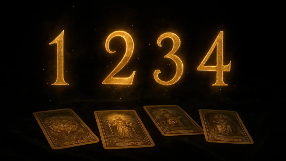 Старшие арканы таро в круговом порядке с числовыми расчетами