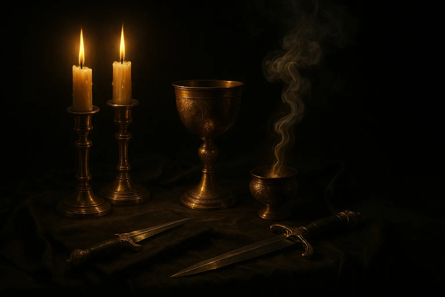 Ритуальная магия - красиво устроенный магический алтарь.