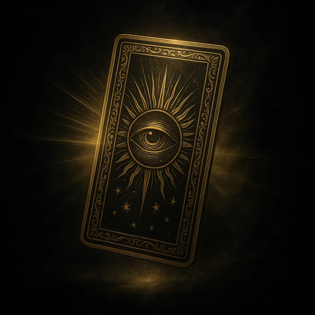 Arcana Visio: Эзотерический портал — Таро, астрология, нумерология 8 tarot golden card glow
