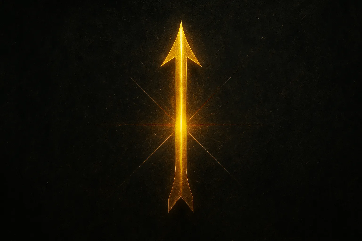 Золотая стрела, символ числа 1.