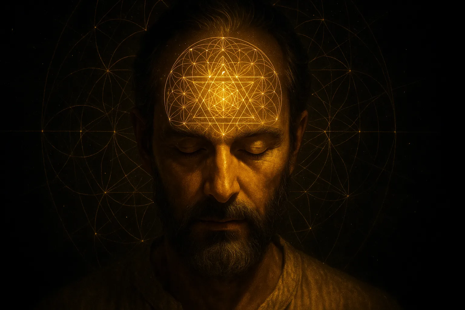 Третий глаз мага открывается, и он видит Вселенную как сакральную геометрию.