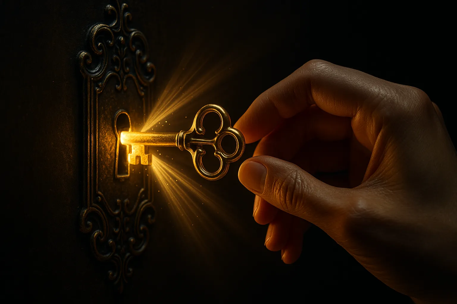 Активация денежного кода — ключ в замочной скважине.