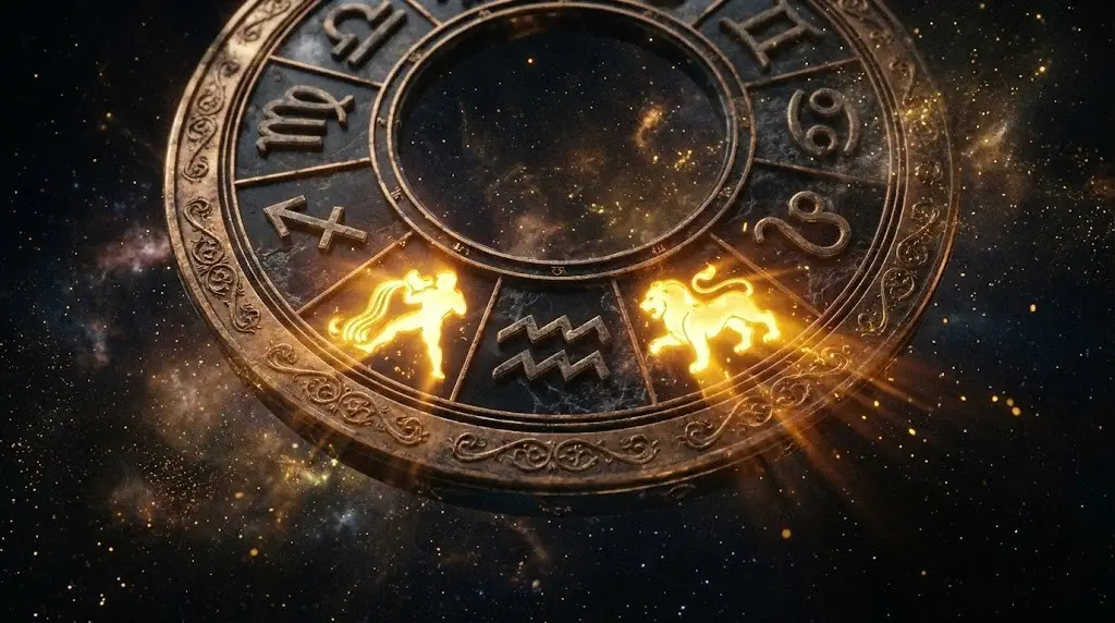 Фиксированные знаки зодиака Водолей и Лев под влиянием кармических узлов.