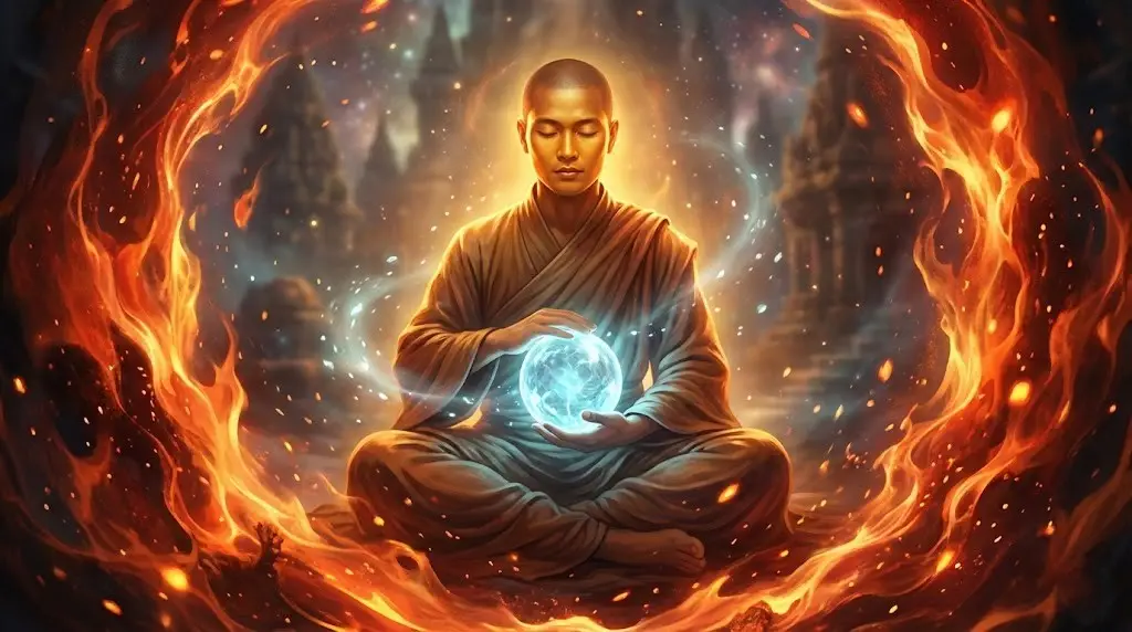 Медитация для баланса энергий Огня и Воды в 2026 году.