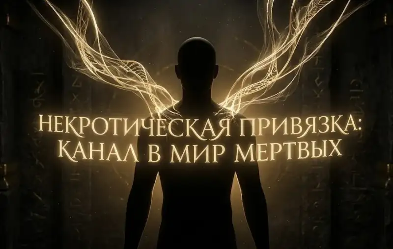 Некротическая привязка как канал оттока энергии в мир мертвых.