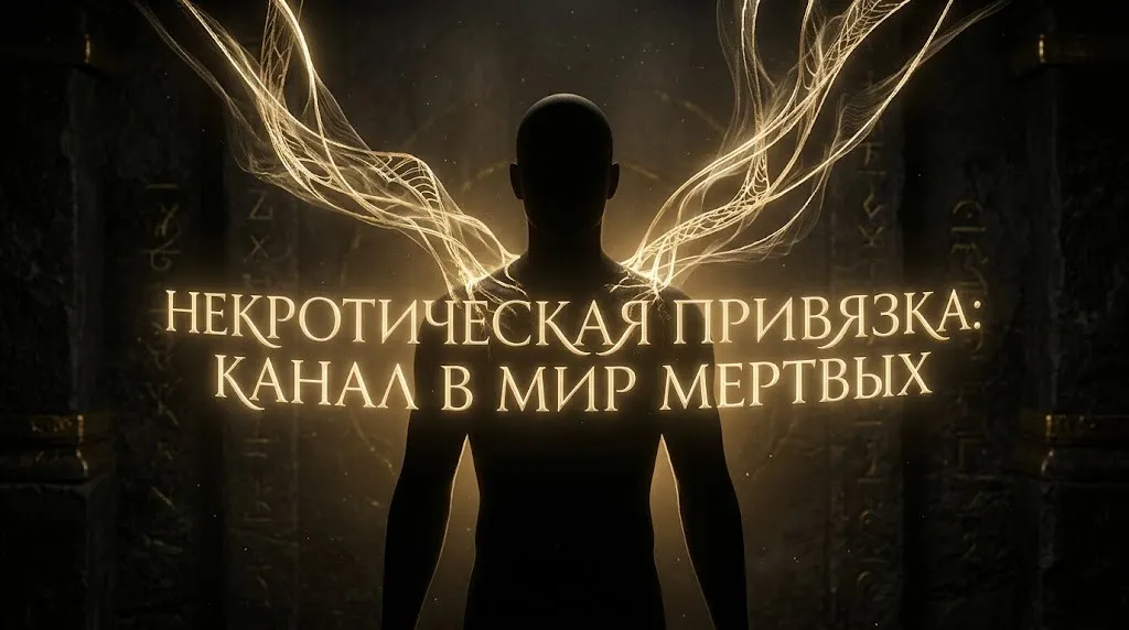 Некротическая привязка как канал оттока энергии в мир мертвых.