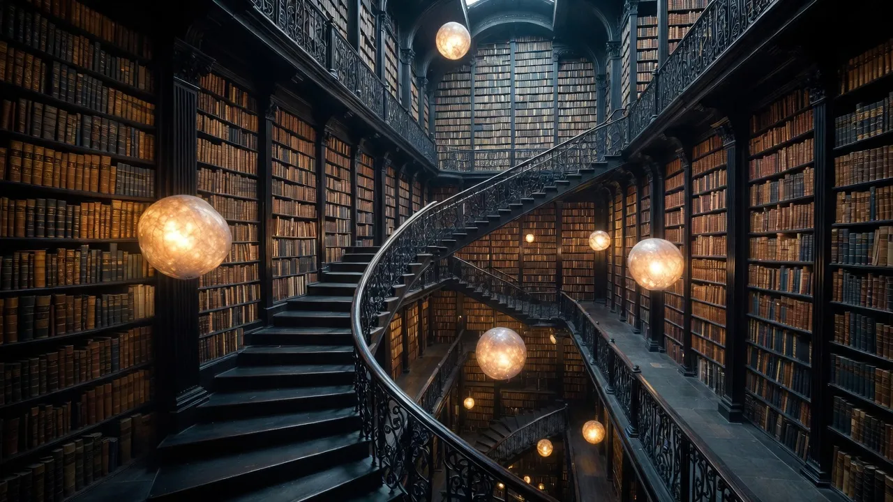 Визуализация Зала Библиотеки для медитации на прошлые жизни.