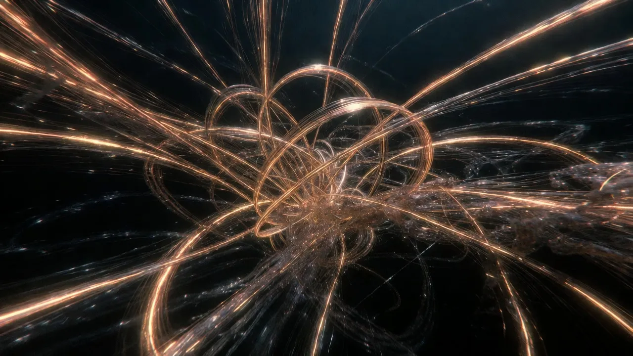 Иллюстрация нелинейного времени в информационном поле Вселенной.