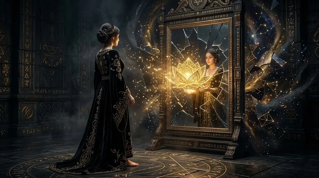 Настройка амальгамы дуального зеркала реальности