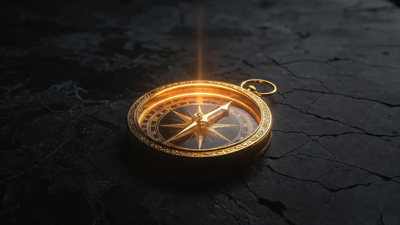 Золотой компас, указывающий верное направление духовного поиска.