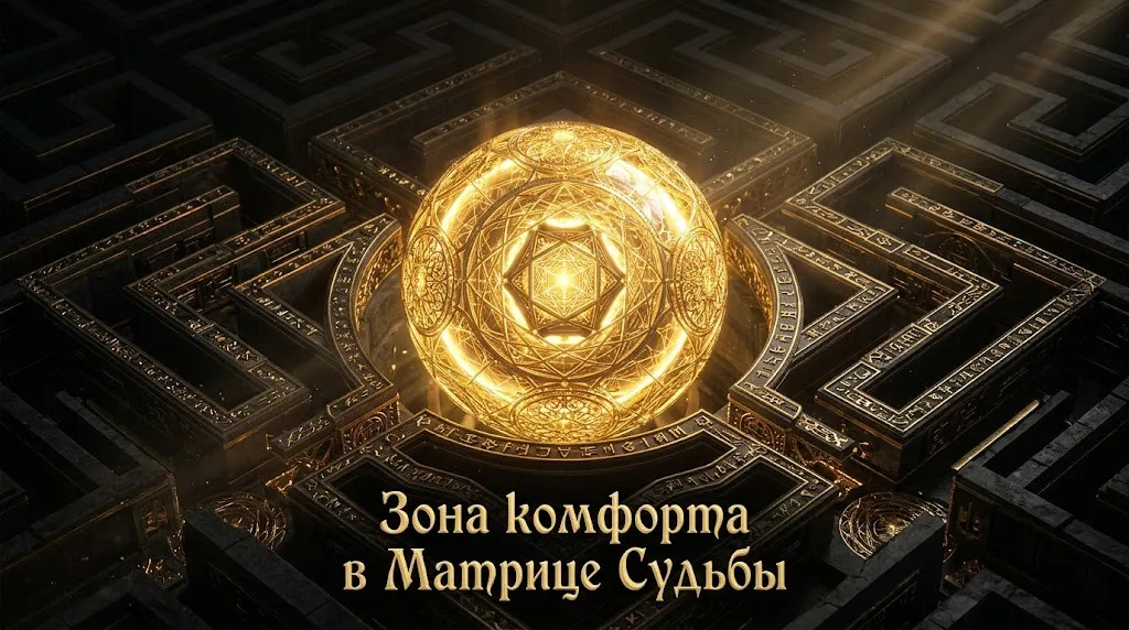 Зона комфорта в Матрице Судьбы и центральное ядро личности