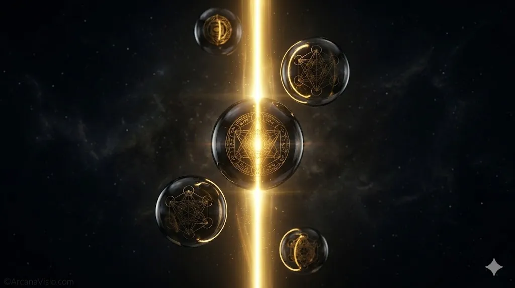 Центральная ось энергии при фазовом переходе сознания