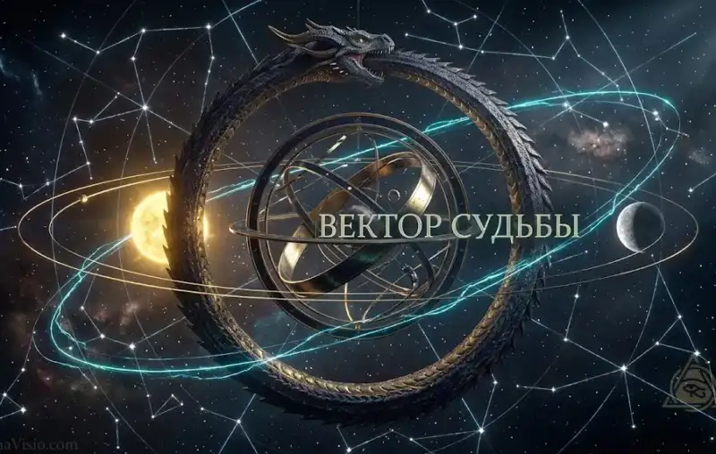 Кармические узлы в натальной карте: астрологическая ось предназначения Раху и Кету