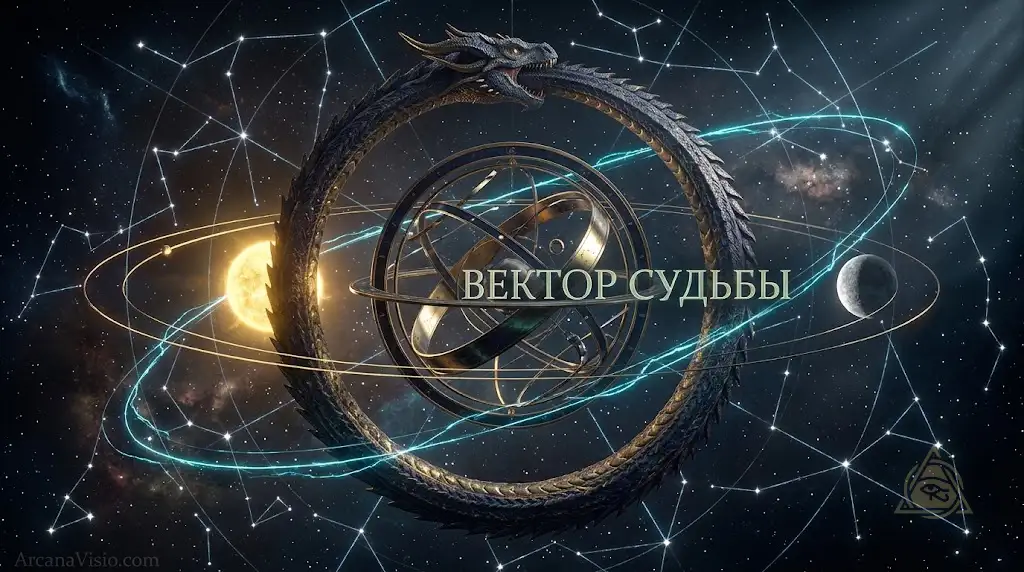 Кармические узлы в натальной карте: астрологическая ось предназначения Раху и Кету