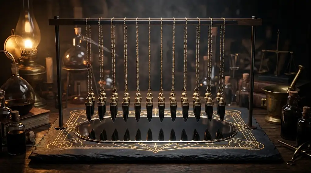 Diagram of 22 archetypal energies showing sovereign and shadow polarities on obsidian glass